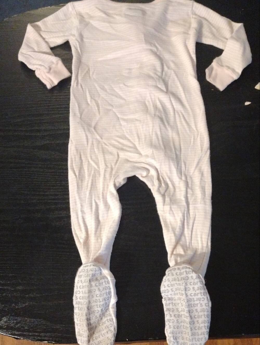 Carter's Light Pink Pineapple Footed One-Piece - Picture 7 of 8